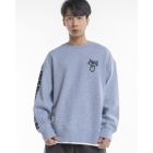 Oversized Solid Coloured Long Sleeve Sweater with Tango Logo (Heather Grey)